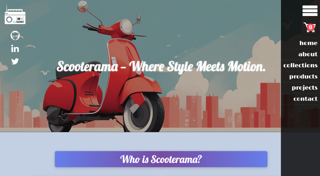 Scooterama Storefront Preview