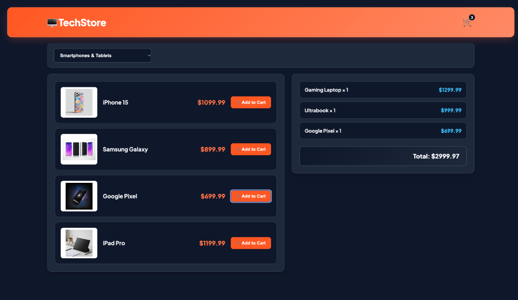 TechStore E-Commerce Preview